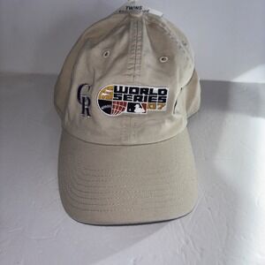 Colorado Rockies World Series Baseball Cap 2007 Twins Enterprises Dad Hat